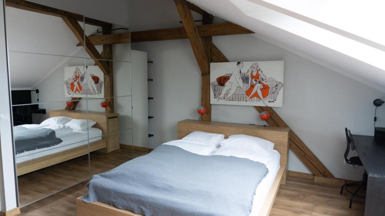 Loft W Centrum Gliwic Lägenhet Gliwice Exteriör bild